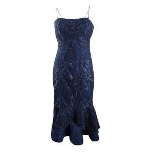 Aidan Mattox Women's Embellished High-Low Dress (2, Twilight)